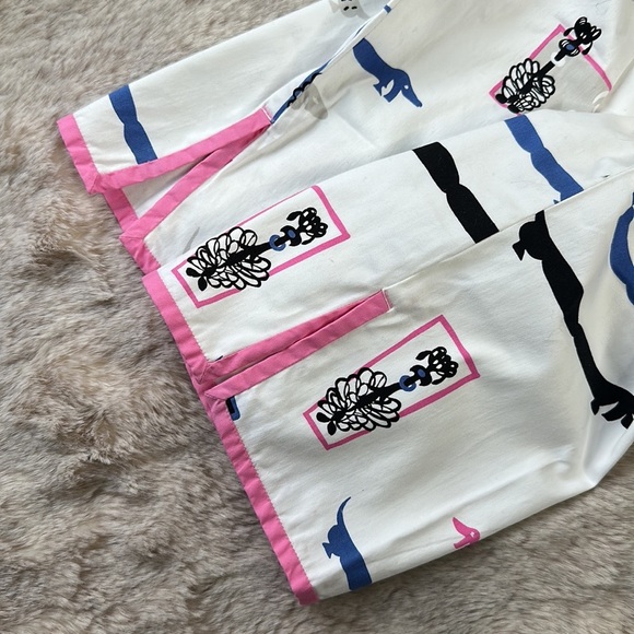 Itw by Claude Brown | Dog Motif Cropped Pants - Picture 4 of 11